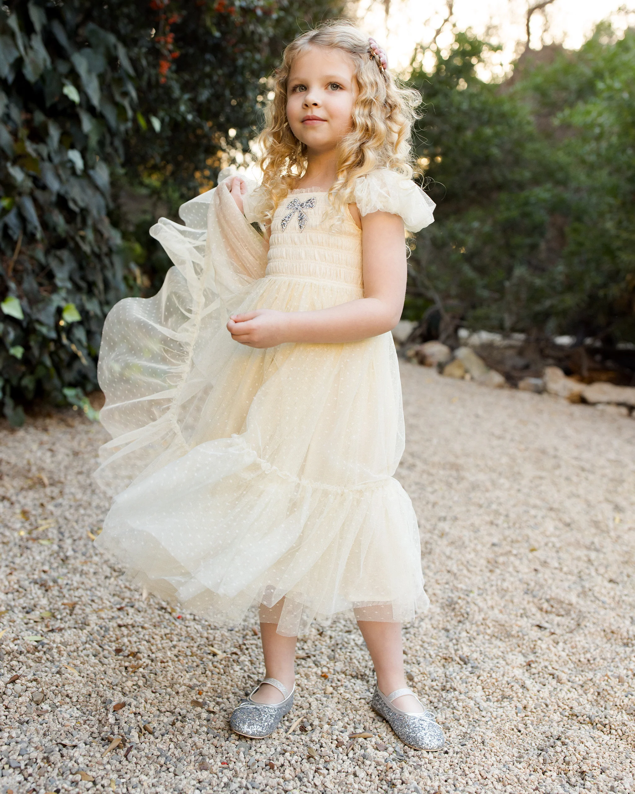 Ballet Flats Silver Sparkle - Image 4