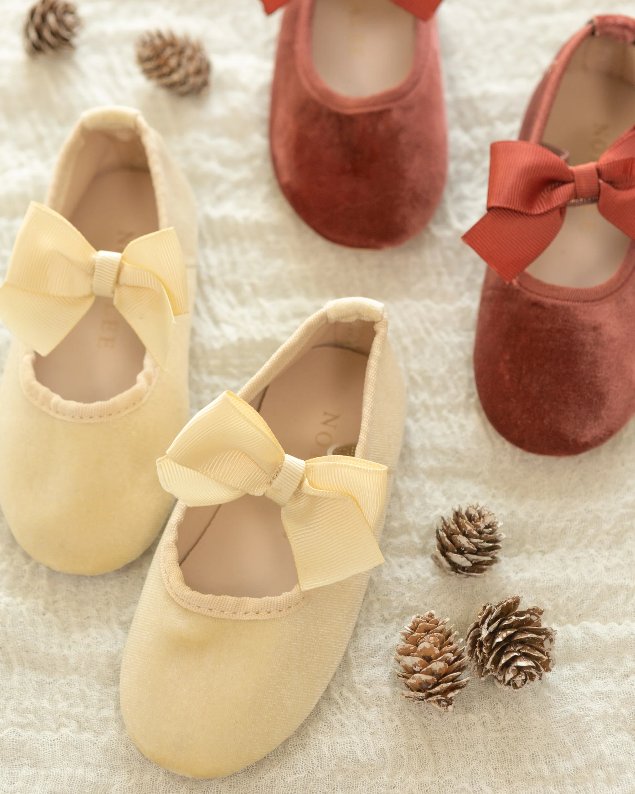 Bow Ballet Flats Champagne - Image 4