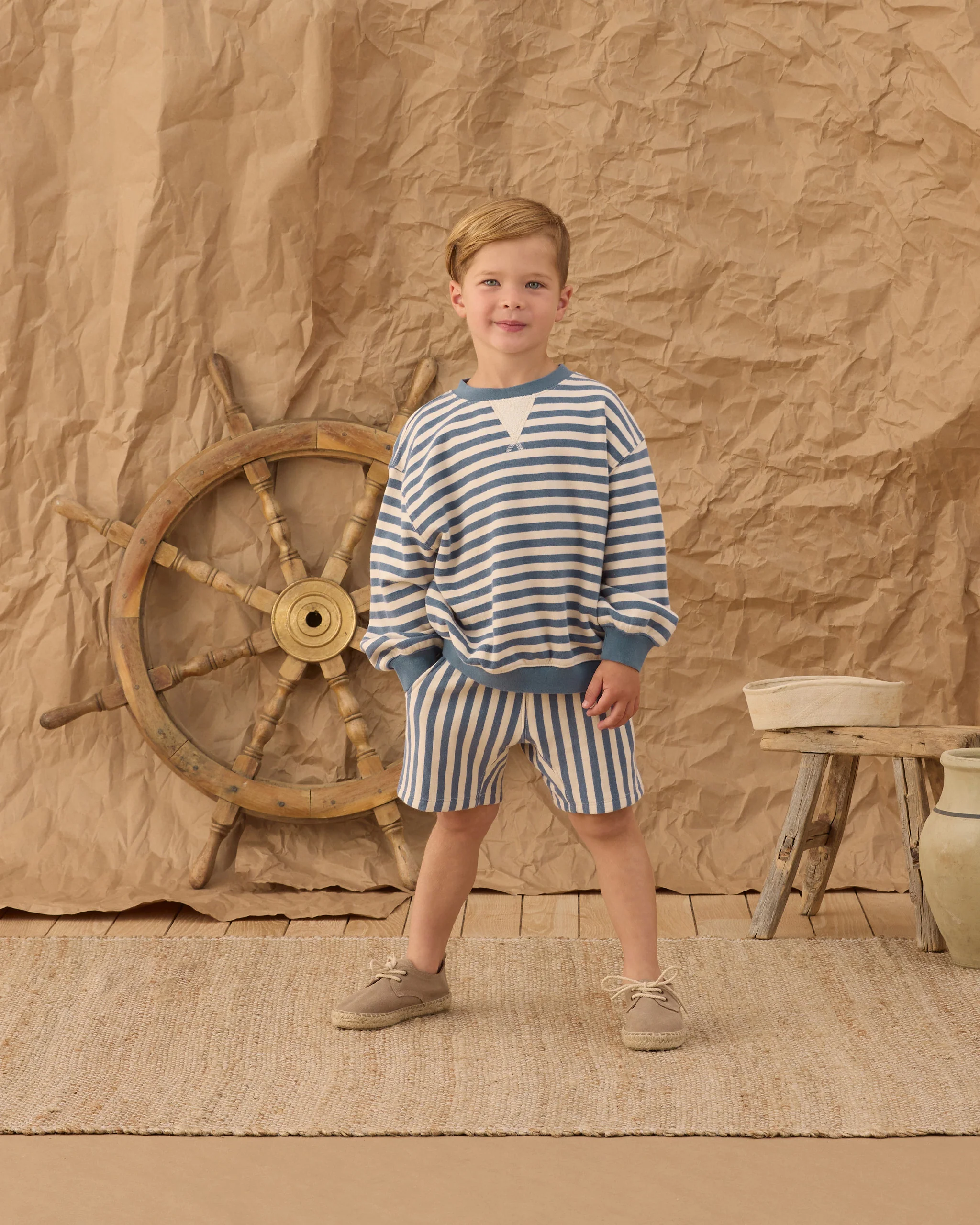 Oversized Crew Marine Stripe - Image 4